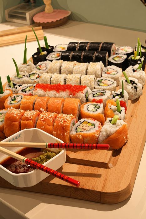 Sushi feito em casa