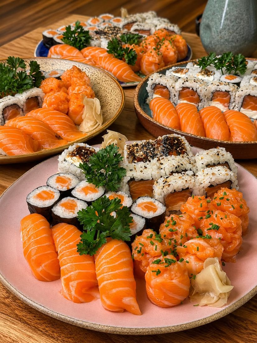 Sushi feito em casa